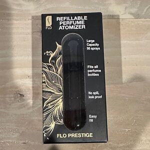 FLO Refillable Perfume Atomizer - Black